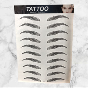Black Eyebrow Tattoo Sticker Waterproof 3pc in one price