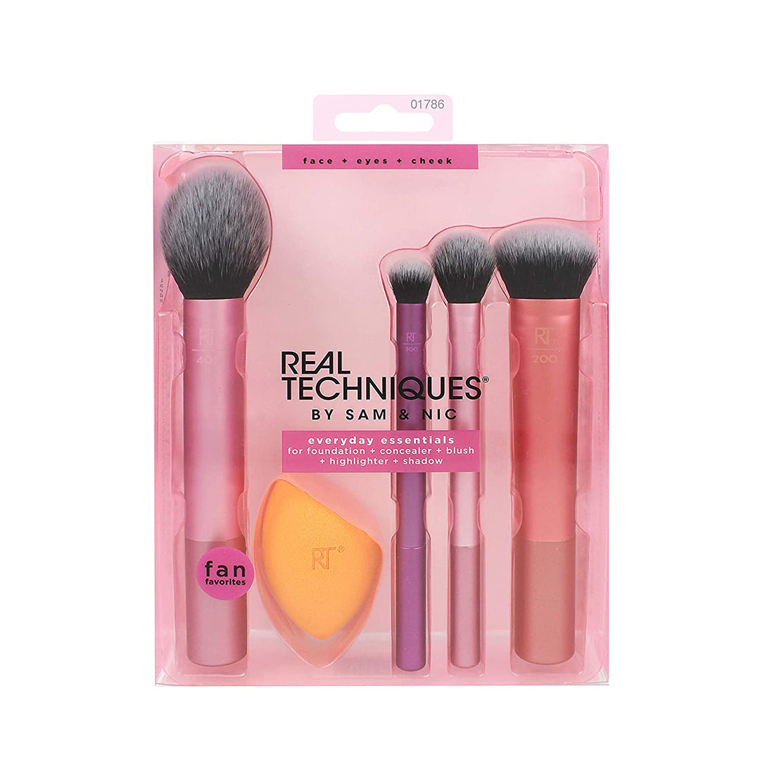 Real Techniques - Everyday Essentials Makeup Brush Set